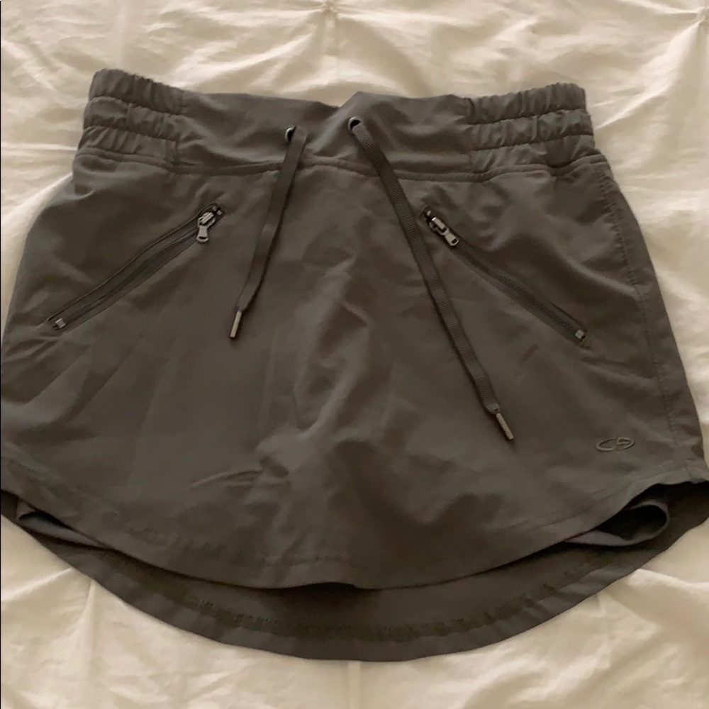 Champion olive green skirt with built-in shorts